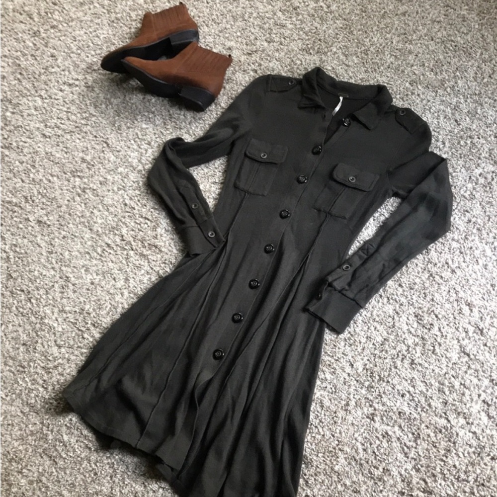 Free people rare military dress XS